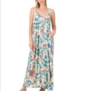 Tie Dye Maxi Dress/coverup